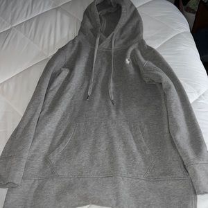 Polo hoodie with zippers on the sides